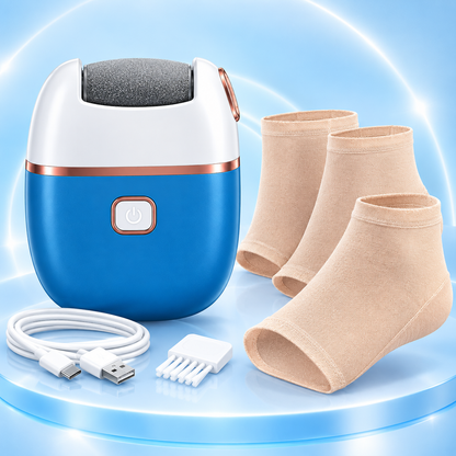 🦶 ¡ADIÓS A LOS TALONES SECOS Y AGRIETADOS! Lima Eléctrica + Calcetines Hidratantes GRATIS✨