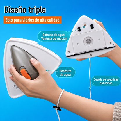 Limpiacristales Magnético con Depósito – Ventanas Impecables Sin Esfuerzo