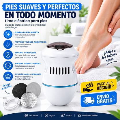 ✨ Lima electrica para pies-¡Adiós a los Talones Secos!