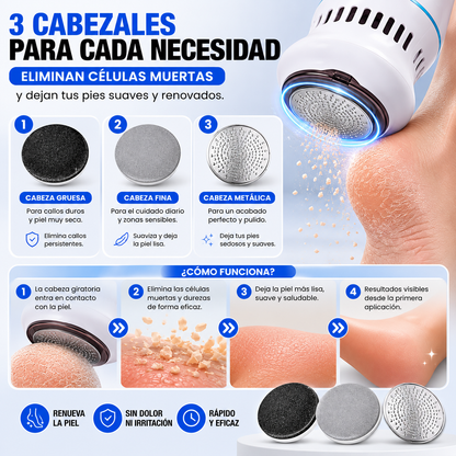 ✨ Lima electrica para pies-¡Adiós a los Talones Secos!