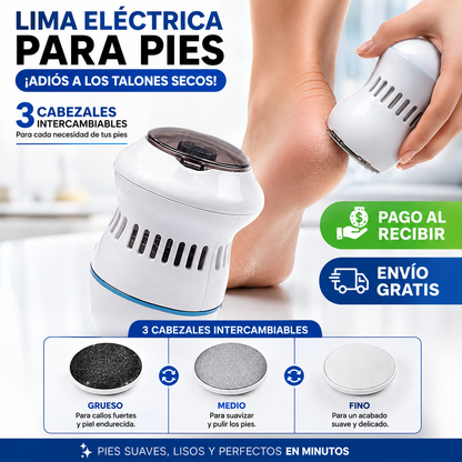 ✨ Lima electrica para pies-¡Adiós a los Talones Secos!